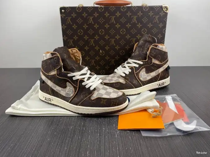 Rep TBK LV Air 1 OFF-WHITE Jordan x 0505